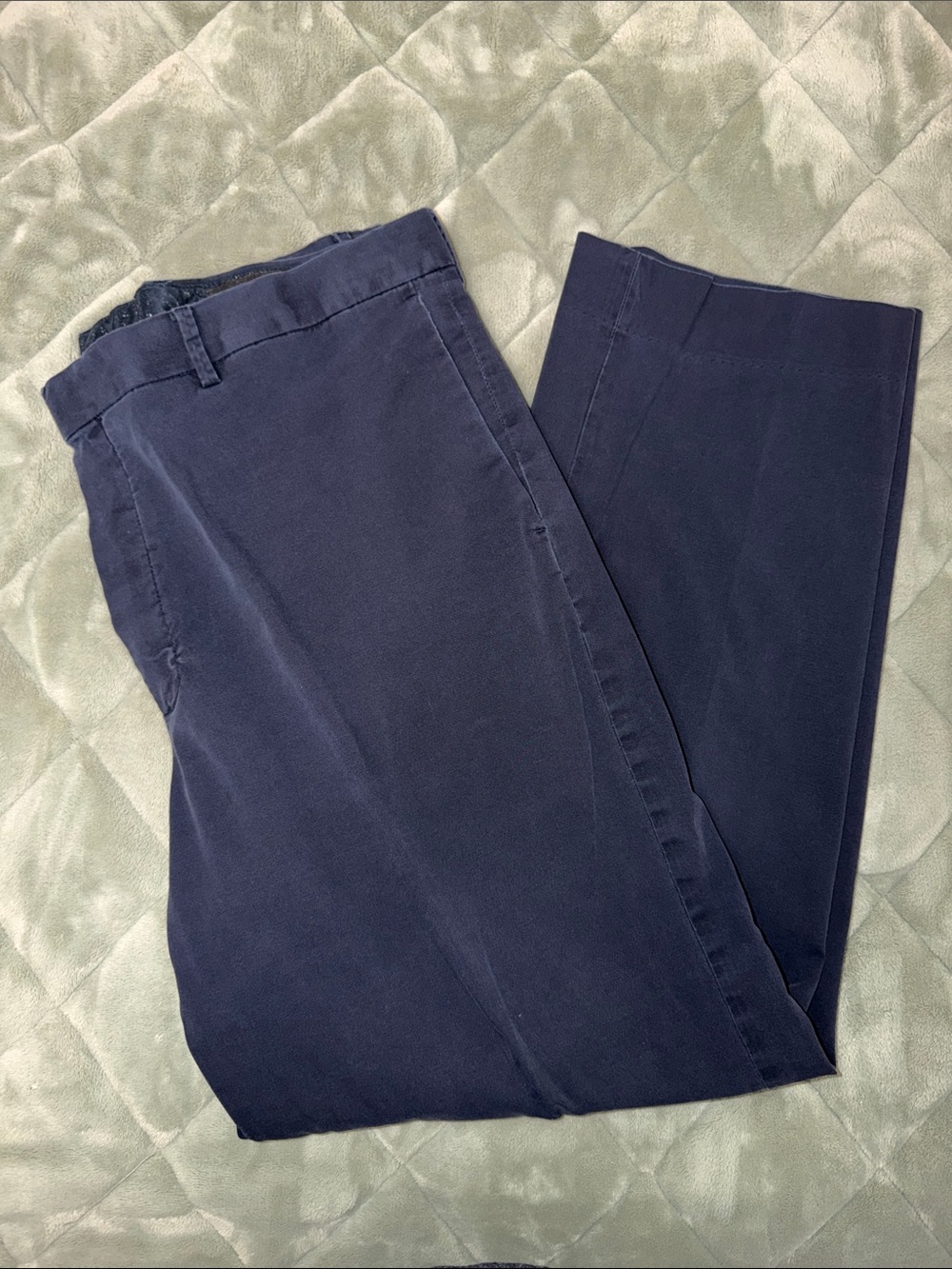 Banana Republic Navy Straight Chinos